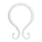 Kenney Mfg Rust-Proof Plastic Shower Curtain Double Hooks, Set of 12, White KN62104 - alternate 1